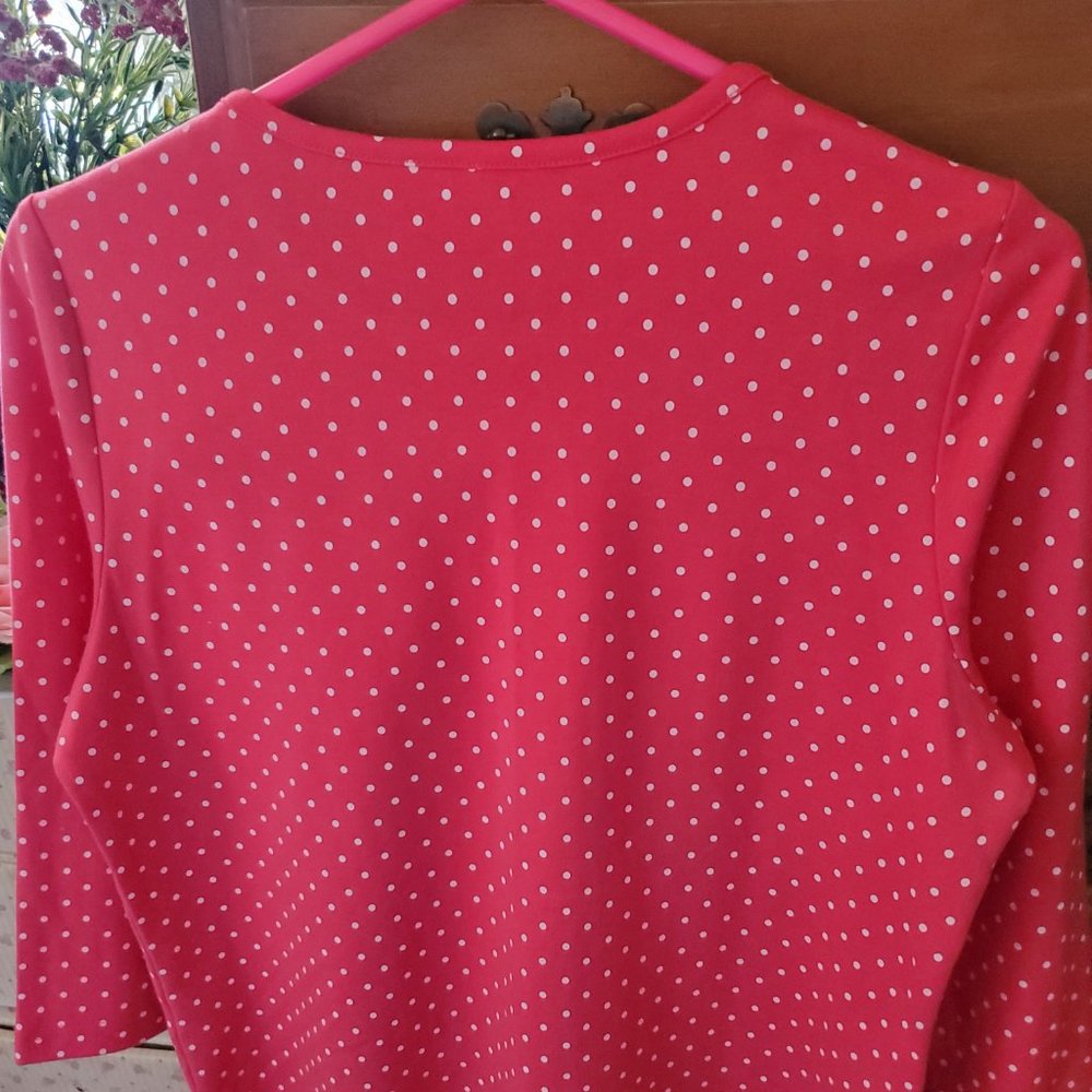 APPLESEED'S POLKA DOT KNIT TOP - Picture 2 of 5